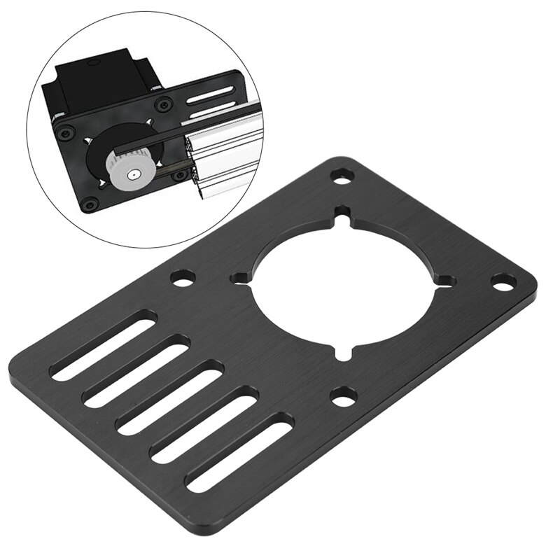 3d skriverdeler til openbuilds nema 23 motor monteringsplate 96.5 mmx 60 mmxm rask tallerken aluminium tallerken brakett okse cnc v-spor 1 stk.