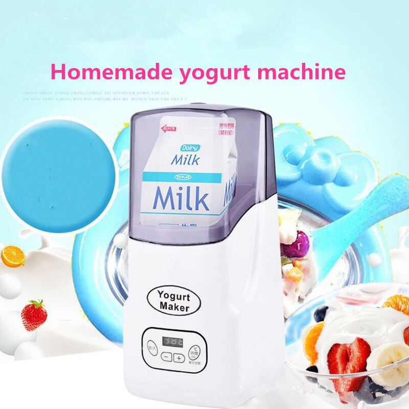110 V/220 V automatische yoghurt machine, thuis yoghurt machine, intelligente temperatuurregeling yoghurt machine, automatische uitschakeling