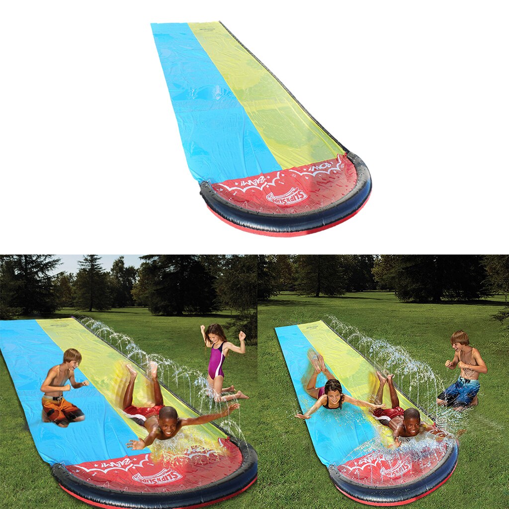 Kids Surf N Slide Inflatable Play Center, 15.75 X 4.60ft, Double Surfboard