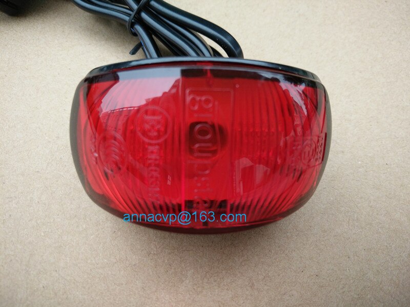 LED outline marker lamps clearance end outline position marker lamps lights E4 approved. RED trailer parts