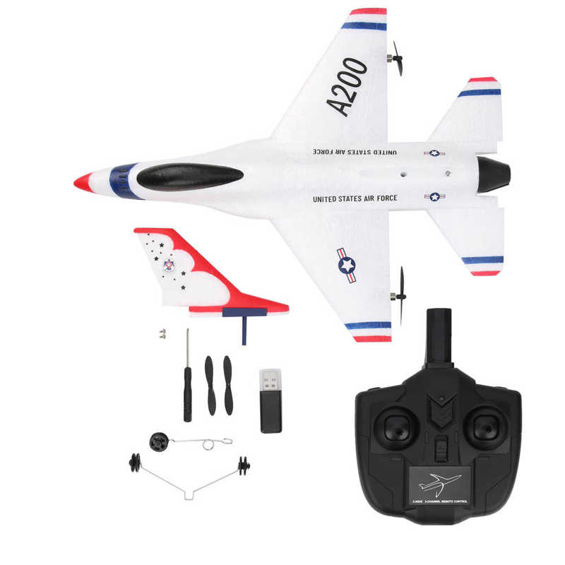 Wltoys A200 2CH RC Airplane Model Toy 2.4GHz Fixed Wing Remote Control Airplane