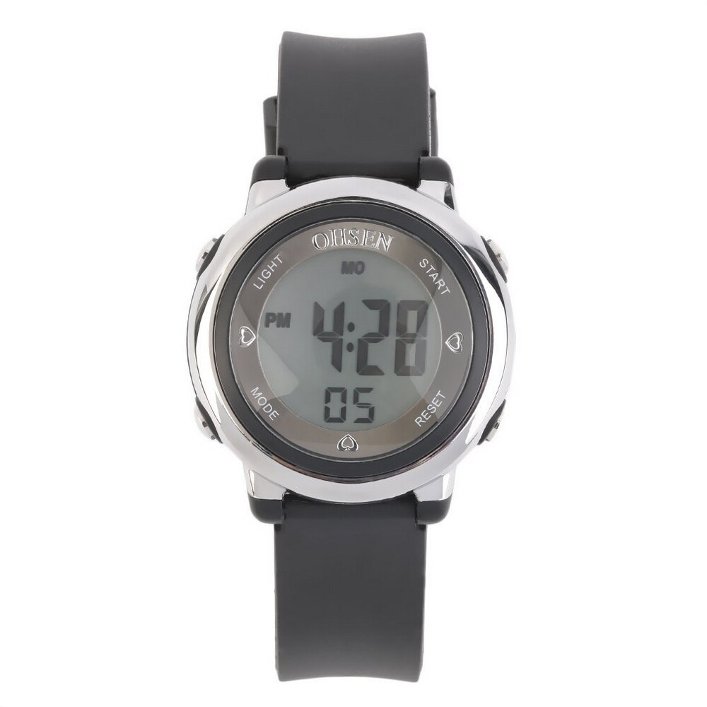 Dames Horloge Klok vrouwen Horloges Mode Lederen Polshorloge Comfortabele Siliconen Tape Vrouwen Digitale Horloges Rvs