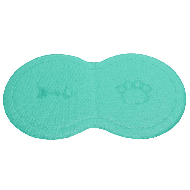 Cat Bowl Mat Dog Pet Feeding Water Food Dish Tray Wipe Clean Floor PVC Placemat