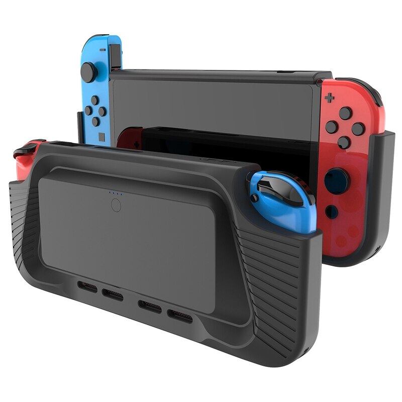 10000MAh Power Charger Case Portable Charger Stand Shell Case for Nintendo Switch Console Fast Charging