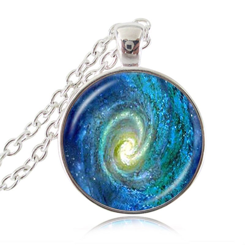 Thors Helm Nebula Ketting Galaxy Astronomie Hanger Zonnestelsel Sieraden Space Universe Ketting Melkweg Sieraden HZ1: E