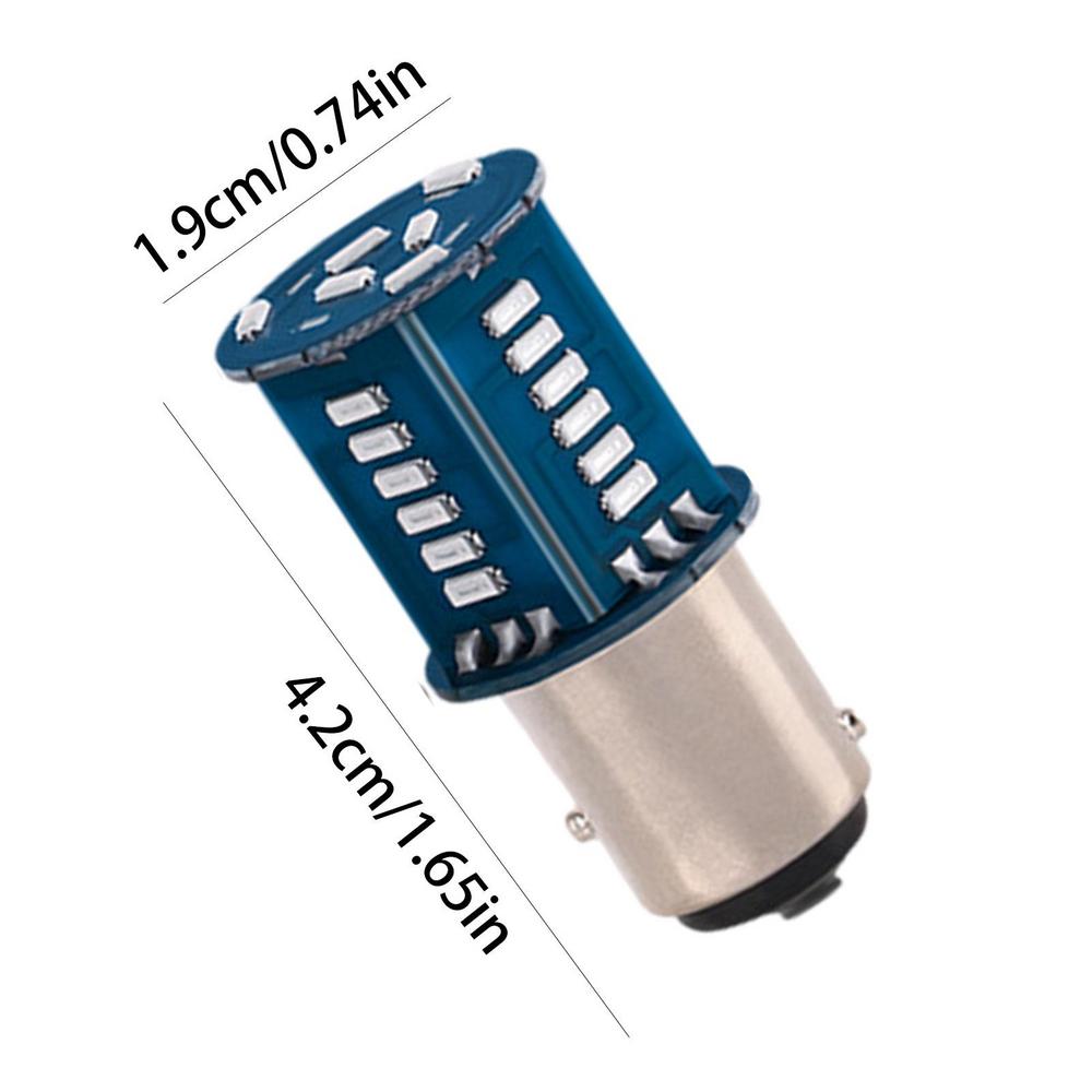 Motorrad Bremse Glühbirne Anhänger Hinten Anhänger Lichter Mit hoch-Helligkeit Lampe Bremse halt Strobe Glühbirne Für: Blau
