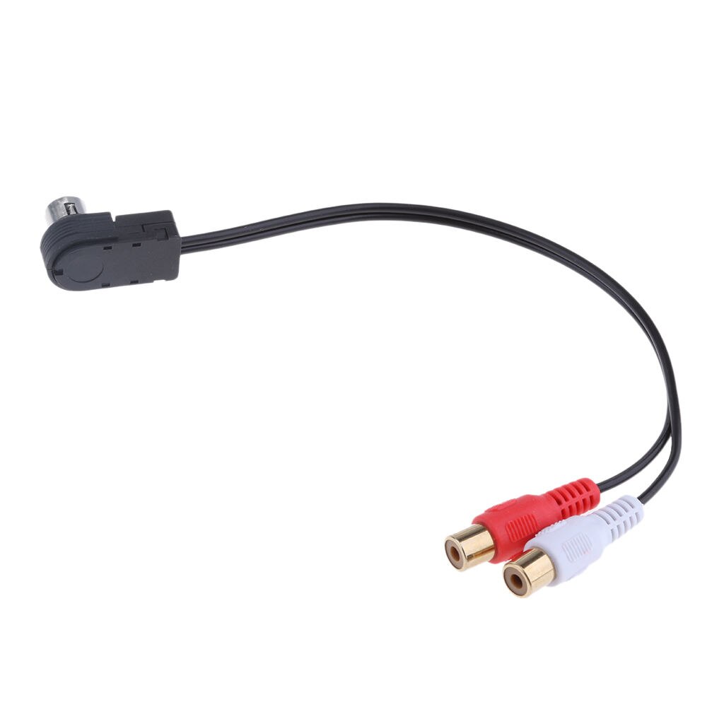 Ai-Net Rca Aux Kabel Om 2RCA Vrouwelijke Aux-ingang Adapter Kabel Voor KCA-121B Dvd Jvc Geluid Ingang Kabel 10Inch