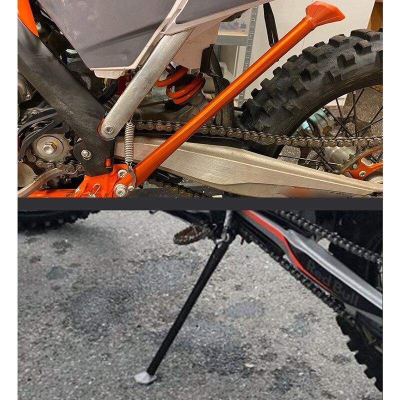 Pata de cabra para moto, soporte lateral de estacionamiento para KTM 150, 200, 250, 300, 350, 400, 450, 500, XC, XCW, XCF, XCFW, EXC, EXCF, EXC-F, para Husqvarna