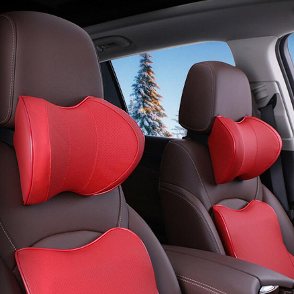 Car Seat Head Neck Rest Massage Auto Pillow Space Memory Neck Headrest Car Cover Vehicular Pillow Seat Headrest Accessories