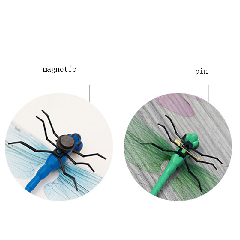 Home Decoratie 3D Stickers Dubbele Laag Vleugels Pvc Vlinder En Plastic Libel Voor Muur En Koelkast Kamer Dector