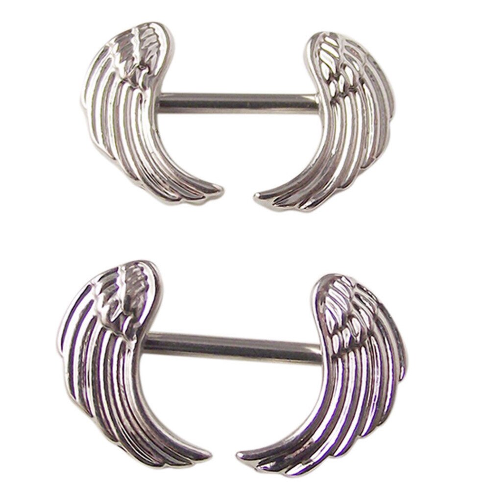 2 pièces mamelon Piercing Barbell 14G crâne fleur flèche mamelon bouclier charmant mamelon anneaux pour les femmes corps Piercing bijoux: 4