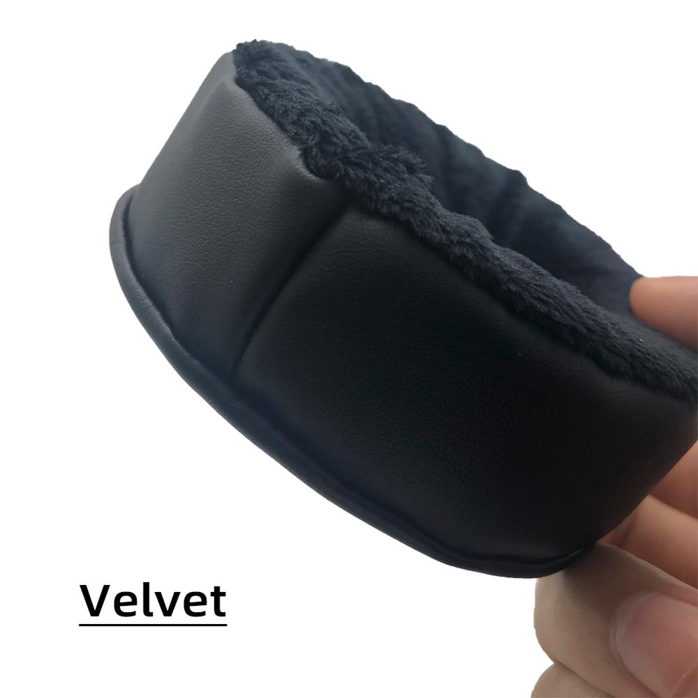 KQTFT-almohadillas de repuesto de terciopelo para auriculares, piezas de almohadillas para Superlux HD681EVO HD668B HD681 HD681B HD662, cubierta para almohadillas