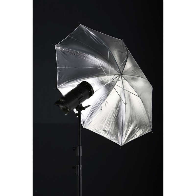 Diámetro Flash paraguas difusor plegable portátil Interior Exterior fotografía Softbox Reflector blanco y negro 33 pulgadas