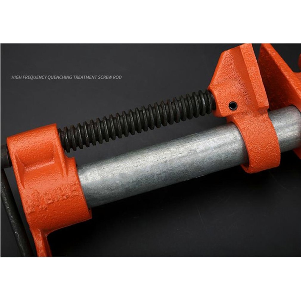 1/2 inch Heavy Duty Pipe Clamp Woodworking Wood Gluing Pipe Clamp Pipe Clamp Fixture Carpenter Woodworking Tools