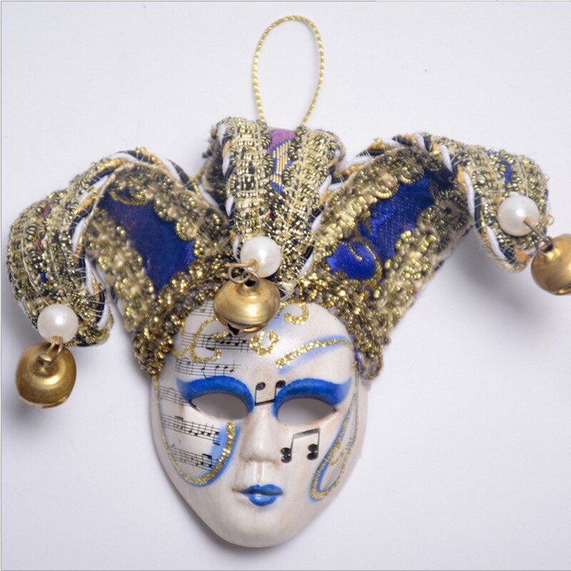 Imán de nevera o coleccionismo de Venecia refrigerador de lujo 3D máscaras pegatinas lindo payaso máscara disfraces y accesorios para niños