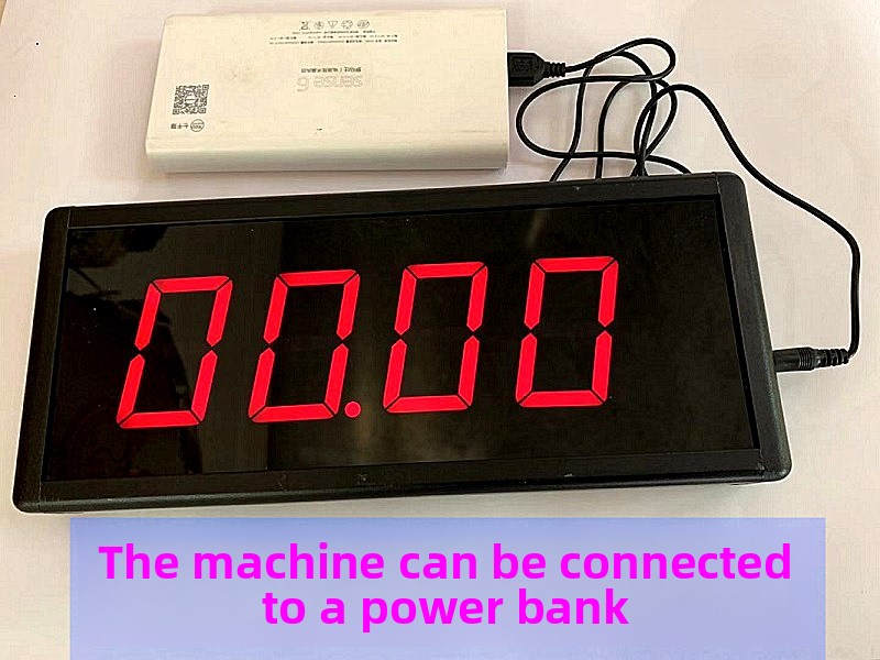 Match timer, countdown stopwatch counter LED digital display training, speech timing, special belt charging