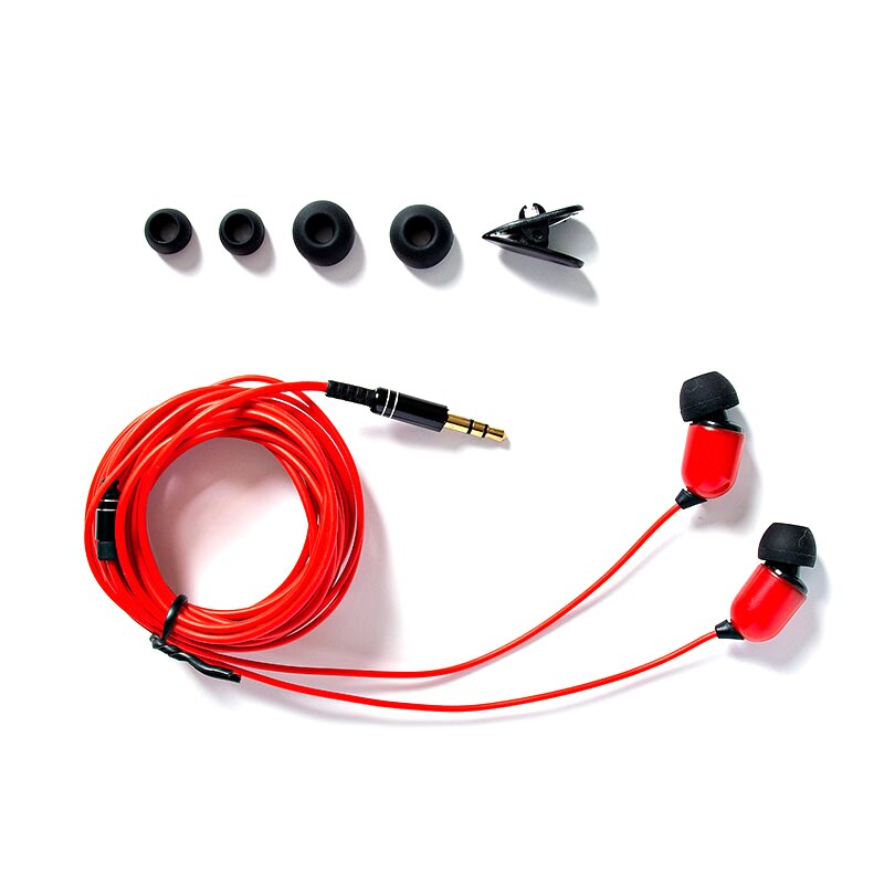 3 meter Oortelefoon In Ear Wired Headphones Monitor Earbuds Hoofdtelefoon 3.5 Mm Stereo Headset Voor Xiaomi Iphone 5 6