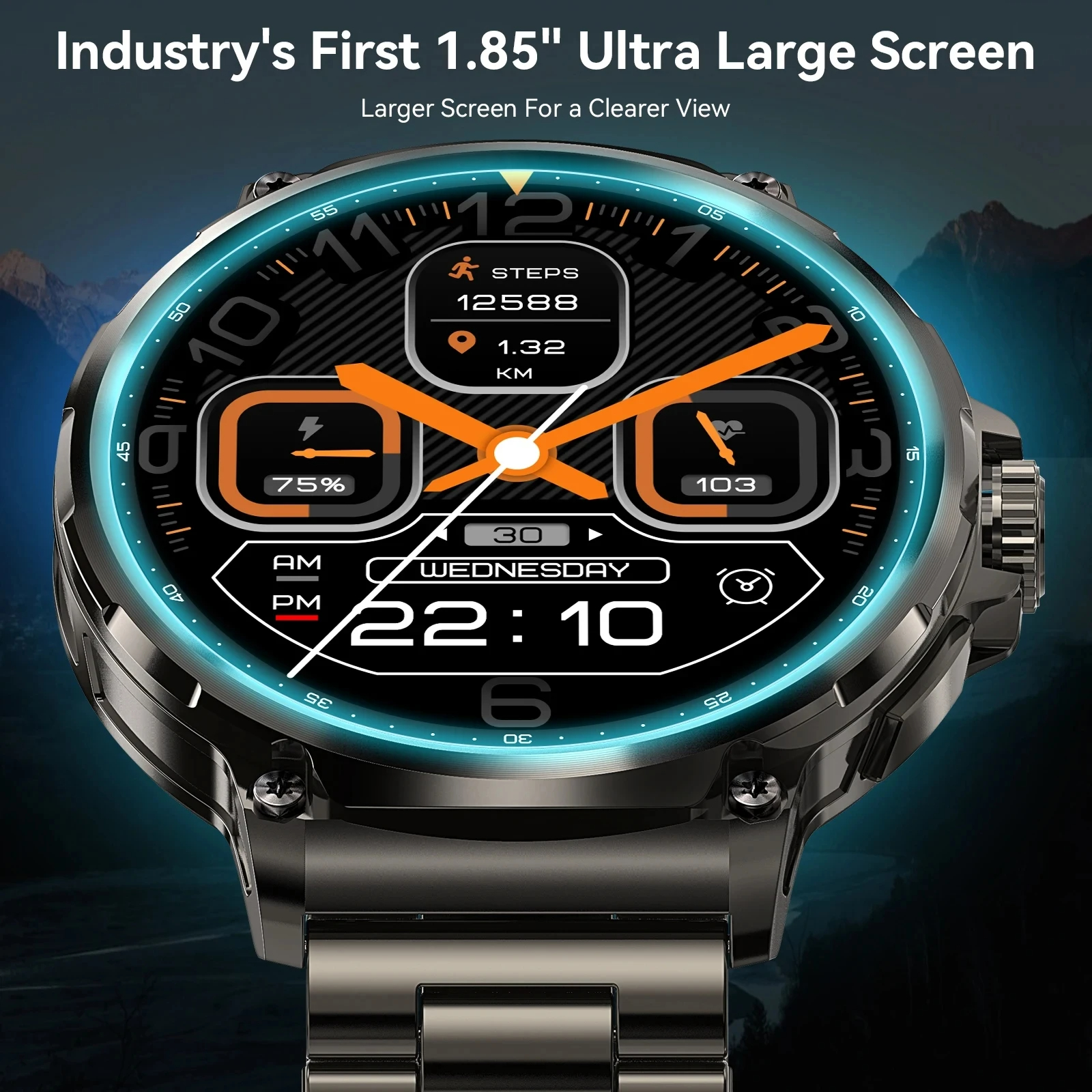 2025 Nuovo 710 mAh batteria Astuto Della Vigilanza di Modo Degli Uomini di sport fitness Impermeabile Frequenza Cardiaca 1.85 ''AMOLED HD Chiamata Bluetooth per Xiaomi