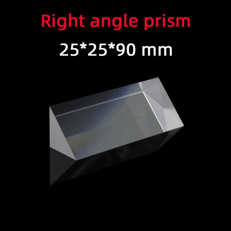 25*25*90 Haakse Prisma Materiaal K9 Breking Prisma Optische Glas Reflecterende Prisma Fabriek Maatwerk