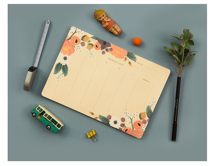 Office Desktop Plan This Week Could Tear Work Notes A4 Large Schedule 52sheets The Book Notes