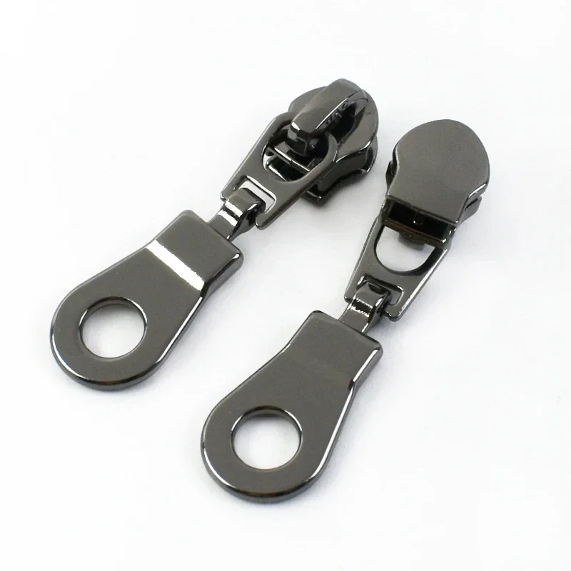 5 deslizadores de cremallera para 5 # Cinta con cremalleras de nailon al metro, bolsa de costura, bolsillo, cabeza con cremallera, chaqueta, kits de reparación de ropa, accesorios DIY: Rojo coral