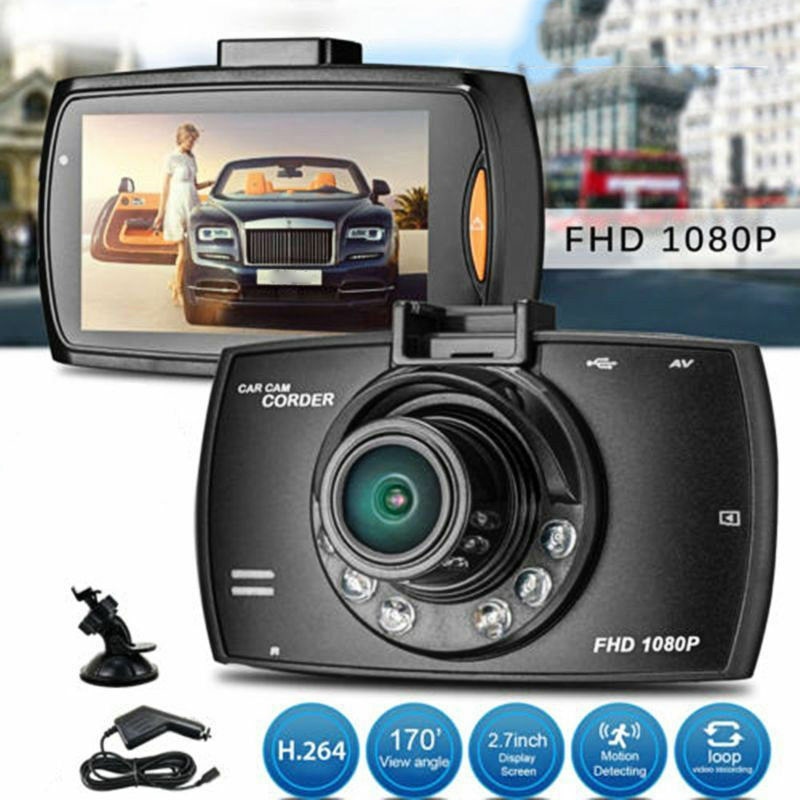 HD 2.2inch LCD 1080P Car DVR Vehicle Camera Video Recorder Night Vision Dash Cam PUO88