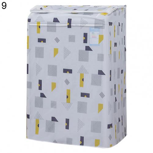 Washing Machine Cover Foldable Tear-Resistant Waterproof Case Lightweight Sunscreen Anti-Rust Refridge Protector: 9