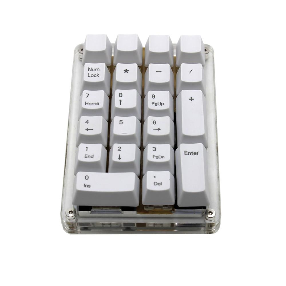 21 Key YMDK Side-printed Blank Top-printed Thick PBT ABS Keycap For MX Switches Mechanical Keyboard Numpad (ONLY KEYCAP)