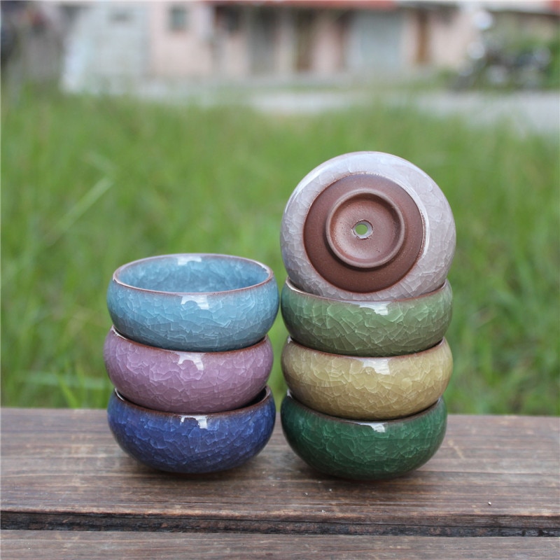 Minimacetas decorativas de cerámica para jardín, macetas para plantas, plantas, decoración de escritorio, Maceteros