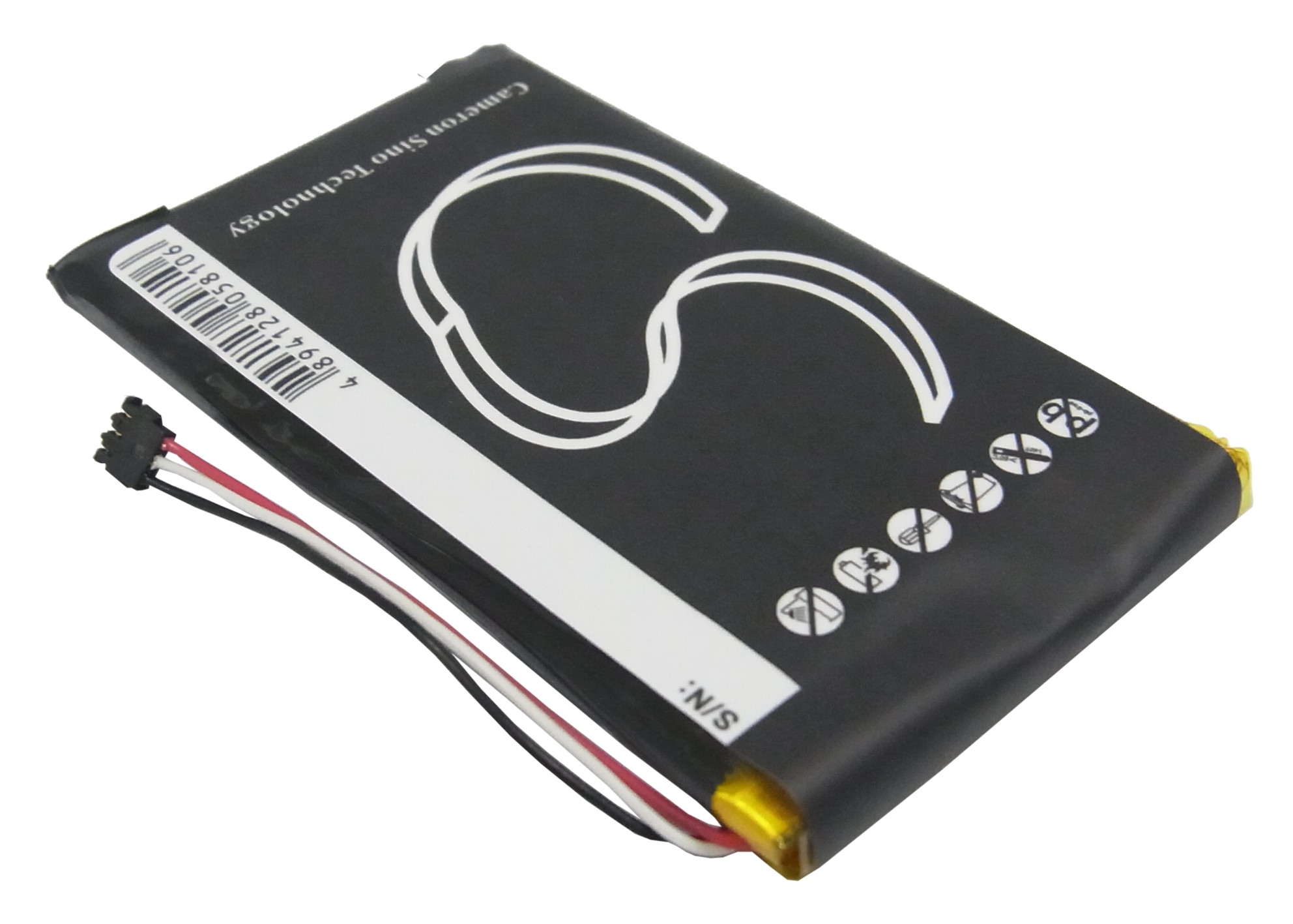 Batterie Cameron Sino 1250mAh pour GPS Garmin 361-00051-02, navigateur