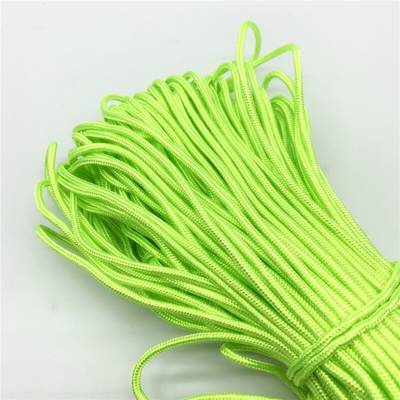 10 yards/Lot 3mm Koord Touw Parachute Lanyard Touw Voor Klimmen Camping Survival Apparatuur Paracord Armband Masker Lanyards