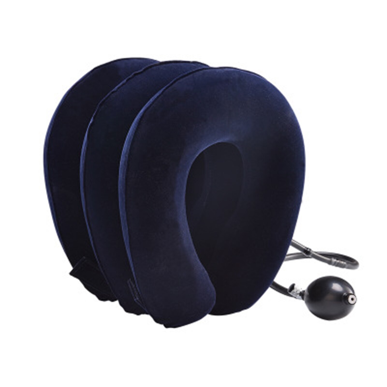 Pinched Nerve Neck Stretcher Cervical Traction Device 3 Tube Inflate Neck Stretcher Collar Pain Relief for Chronic Neck Pain