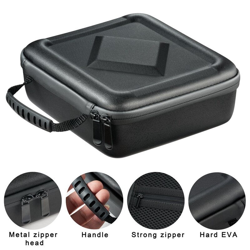 Mini Projector Bag Portable Hard Storage Carry Case Travel Bag for JMGO T9 Projector (Projector Is Not Included)