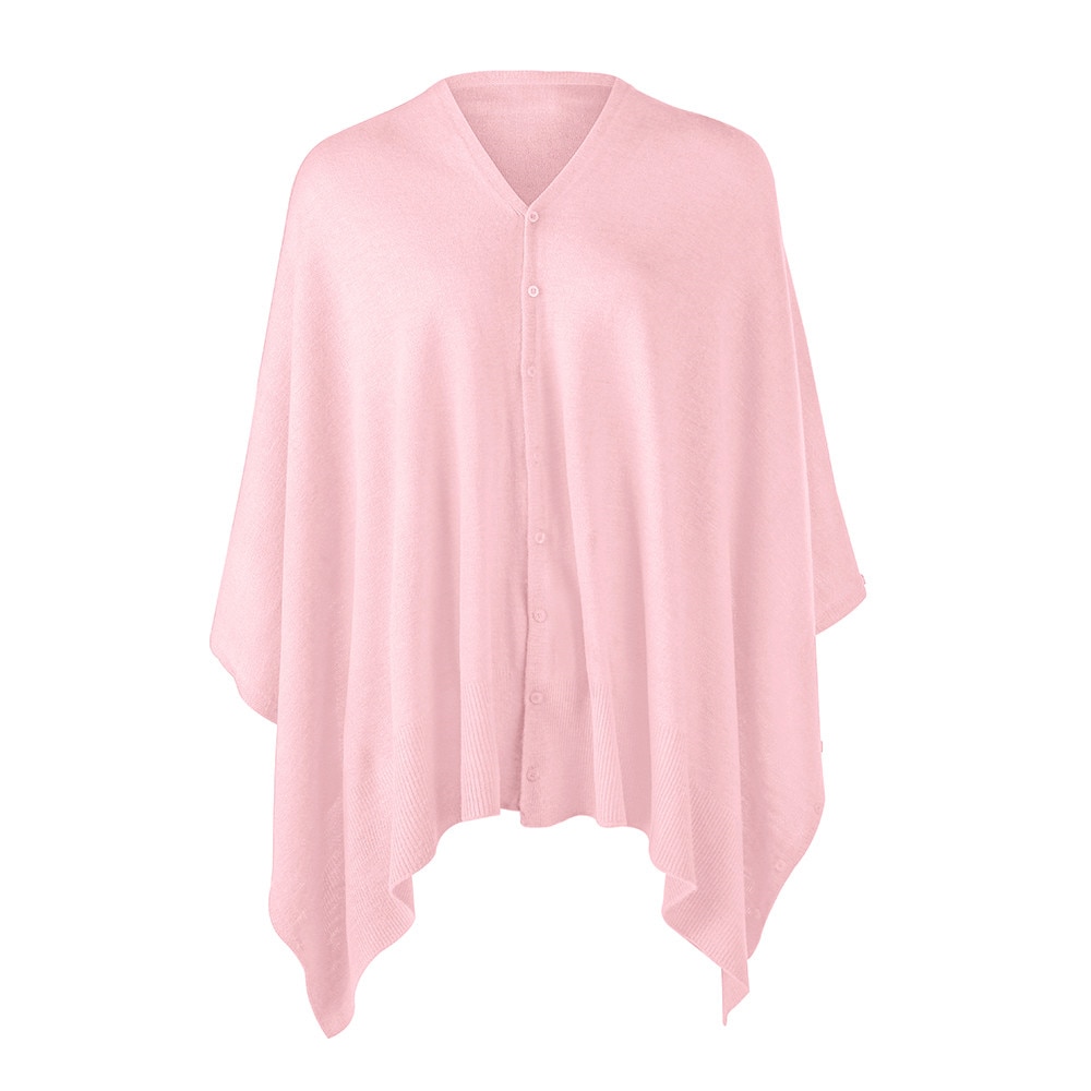 Women's Versatile Shawl Solid Scarf with Buttons Poncho Light Weight Autumn Shawls Lady Cape Cardigan Women Anniversary