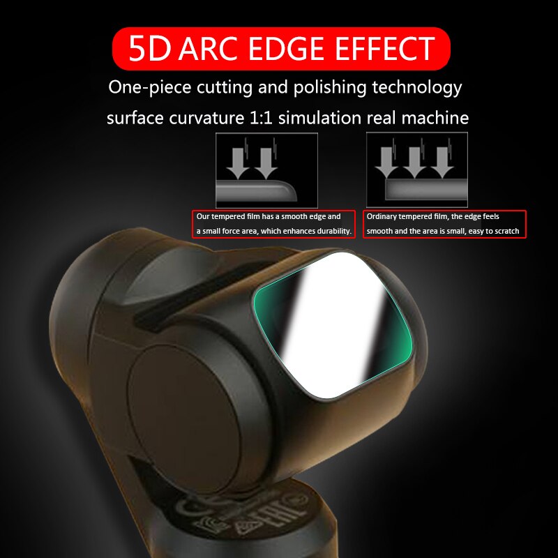 Película templada de bolsillo Osmo, accesorios de película protectora de pantalla Premium 4H, película protectora Osmo templada para cámara de bolsillo, novedad