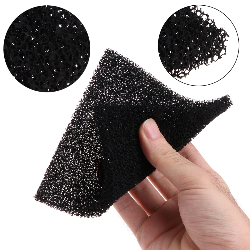 5Stck Aquarium Universal- Aktivkohle Schaum Schwamm Luftfilter Imprägniert Blatt Pad dauerhaft Aquario Luft Kasten anwendungen