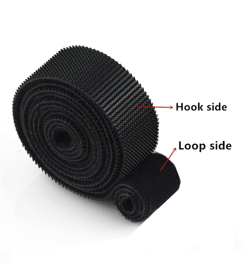 Sujetador de bucle de gancho de 5 metros, cinta mágica de doble cara de nailon, pegatina de almacenamiento que se pega a la ropa, accesorios de costura DIY, 1/2/4/5/11cm