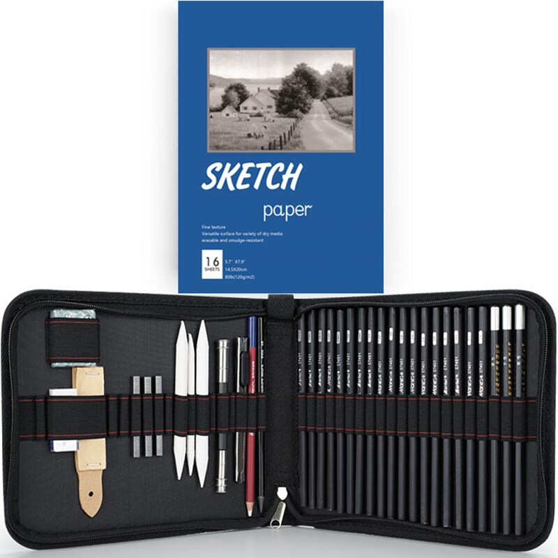 Drawing Sketch Pencils and Drawing Pad Art Supplies for Drawing Art Sketching Shading Artist Pencils for Beginners