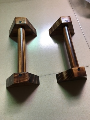 Soportes de empuje de madera de 50cm, equipos de ejercicio para gimnasio deportivo, soportes de realce para Fitness, entrenador muscular de pecho en casa, pinza de mano D90405