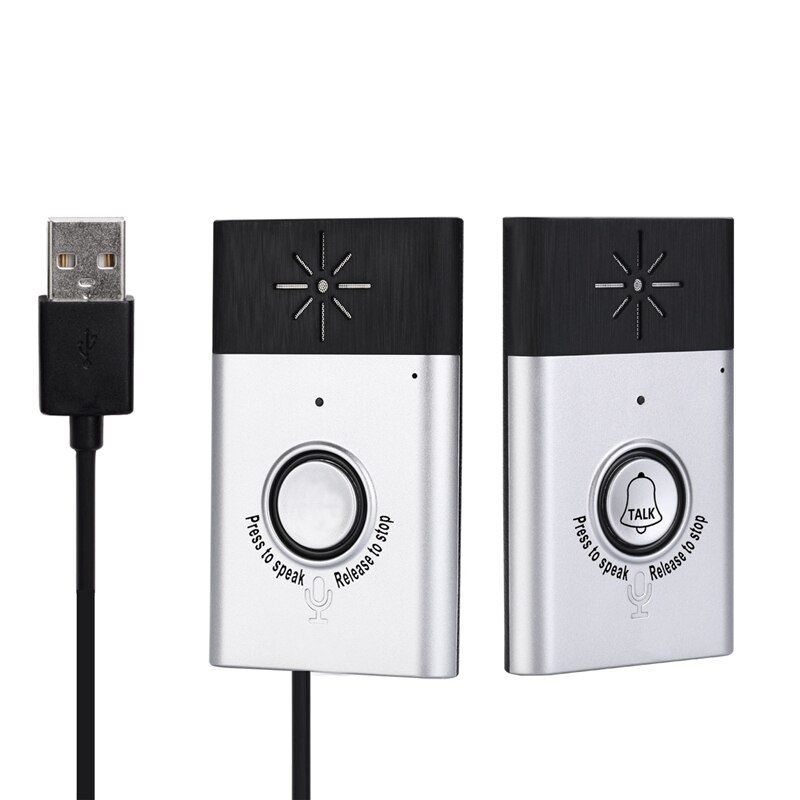 Wireless Intercom Doorbell Home Voice Intercom Doorbell Support Two-Way Intercom Penetration