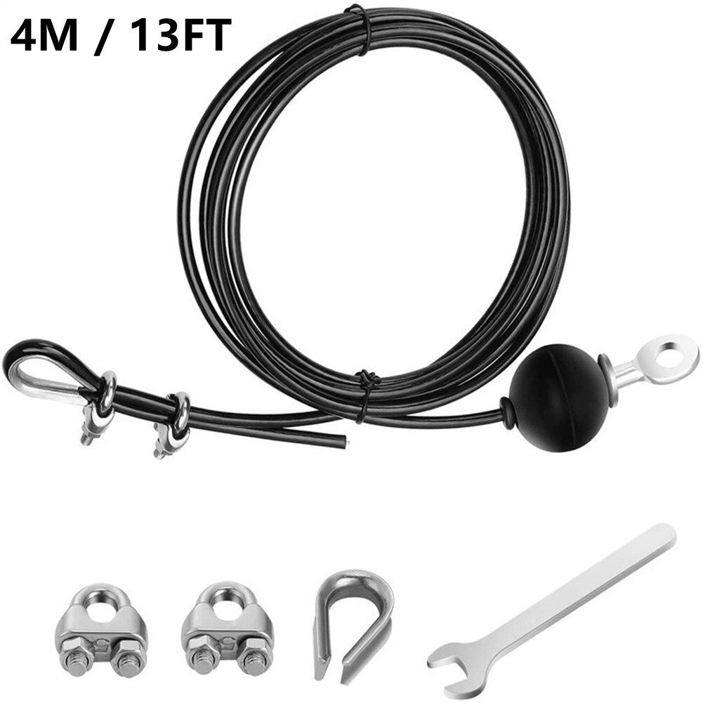 4M Adjustable Gym Cable Wire Rope Heavy Duty Steel Replacement Parts For Home Gym Fitness Cable Pulley Household Accessories