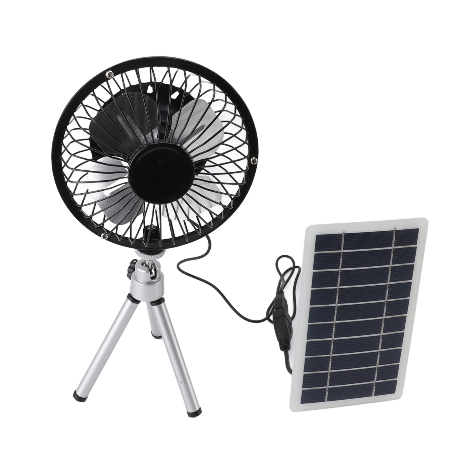 Ventilador con Panel Solar, extractor Solar de 10W, respetuoso con el medio ambiente, portátil, silencioso, de alta eficiencia, con soporte para gallinero
