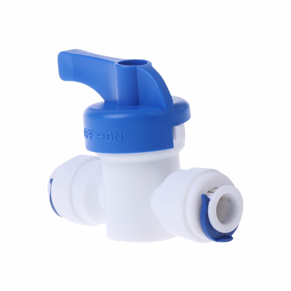 MEXI 1/4'' Inline Ball Valve Quick Connect Shut off For RO Water Reverse Osmosis