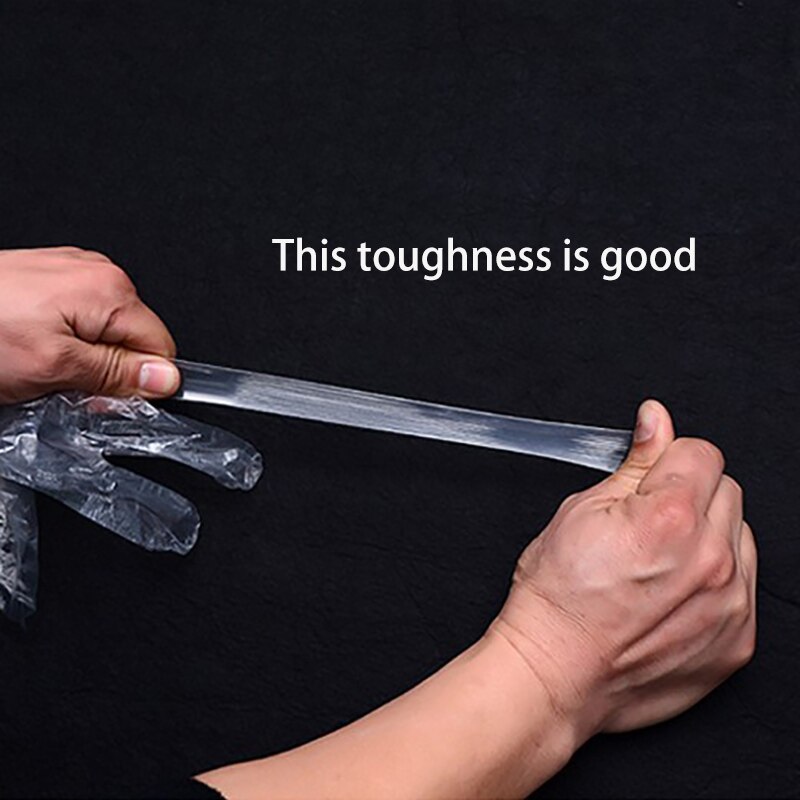 100PCS/Set Food Plastic Gloves Disposable Gloves For Restaurant Kitchen BBQ Eco-Friendly Food Gloves Fruit Vegetable Gloves