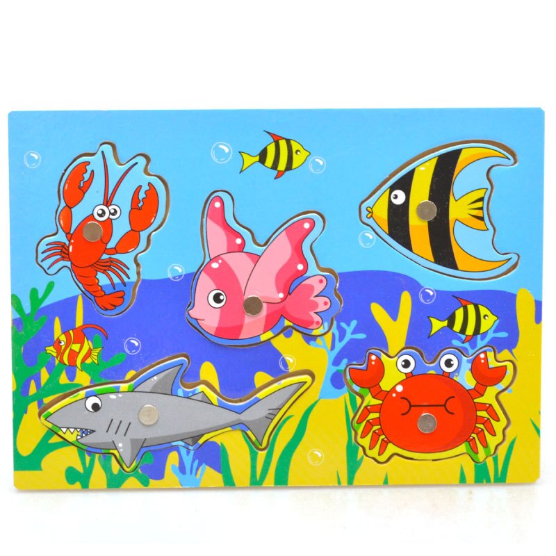 Leuke Houten Magnetische Vissen Game Puzzel Boord Kinderen Kind Speelgoed Games En Puzzels Magnetische Puzzels