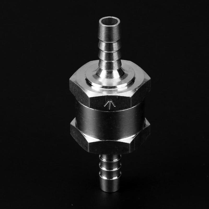 Kontraventil til aluminiumsbrændstof envejs benzin diesel auto bil skib helikopter motorcykel brændstofsystem tilbehør 6/8/10/12mm