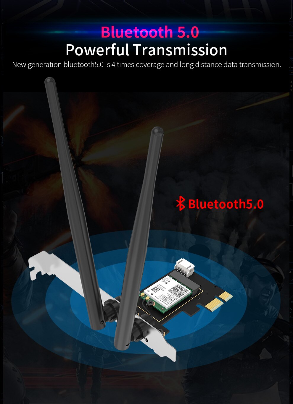 Intel  ax200 wifi adapter 5 ghz wi-fi adapter  ax200 ngw wi fi dongle 5 ghz bluetooth nätverk wifi 6 kort pci express antenn för pc