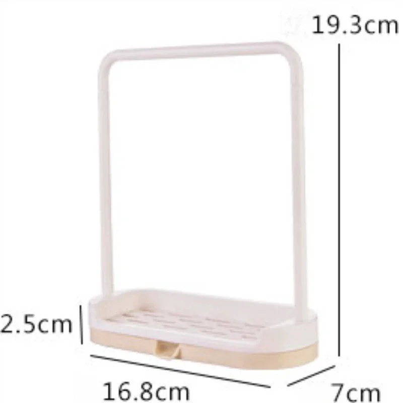 1Pc Aanrecht Schotel Spons Opbergrek Vaatdoek Droogrek Spons Afvoer Water Holle Lade Keuken Accessoires Organizer