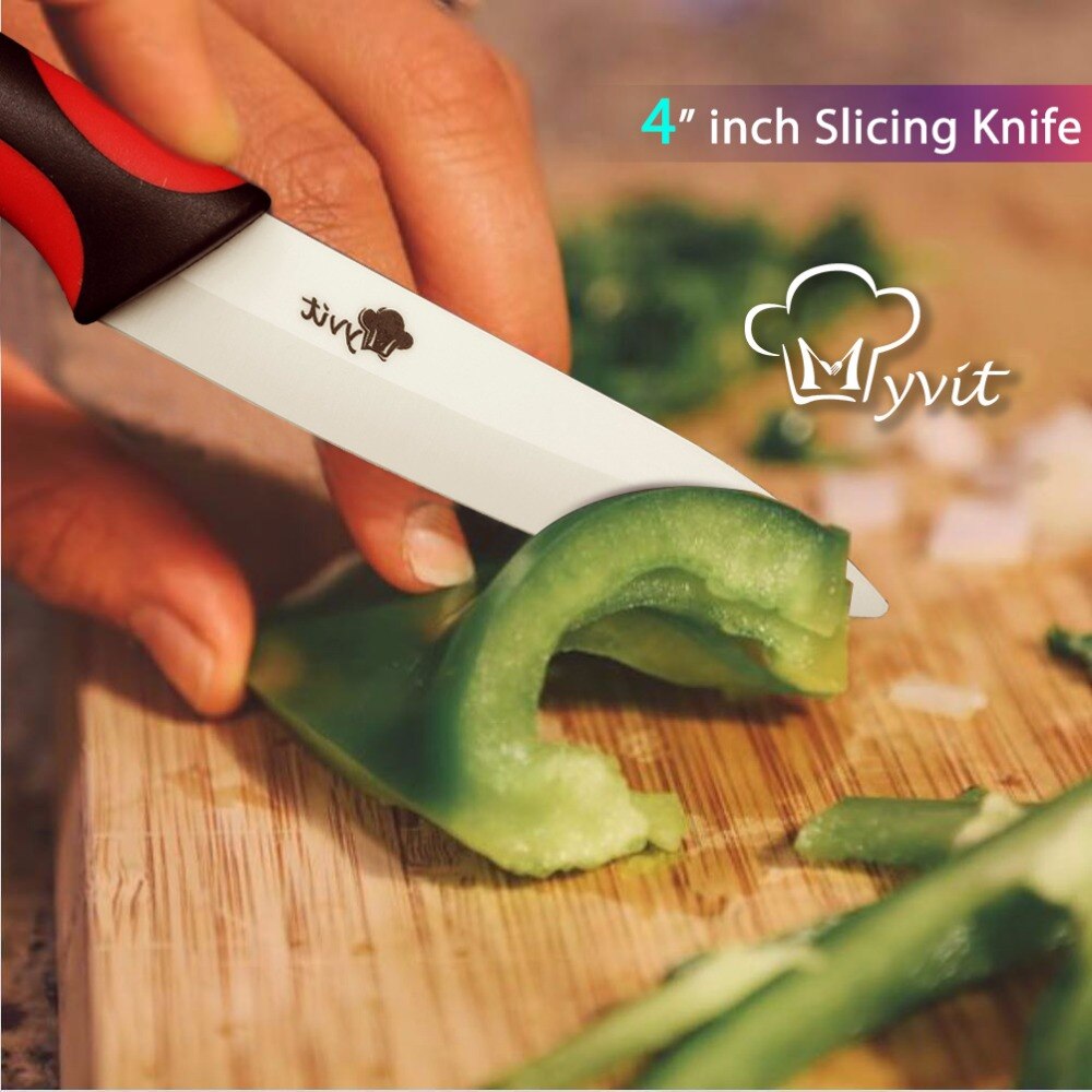 Keramik Messer Küche 3 4 5 6 Zoll Koch Utilityw Halfter Schäler Weiß Zirkonia Klinge Obst Gemüse Kochen Werkzeug 4 stück einstellen