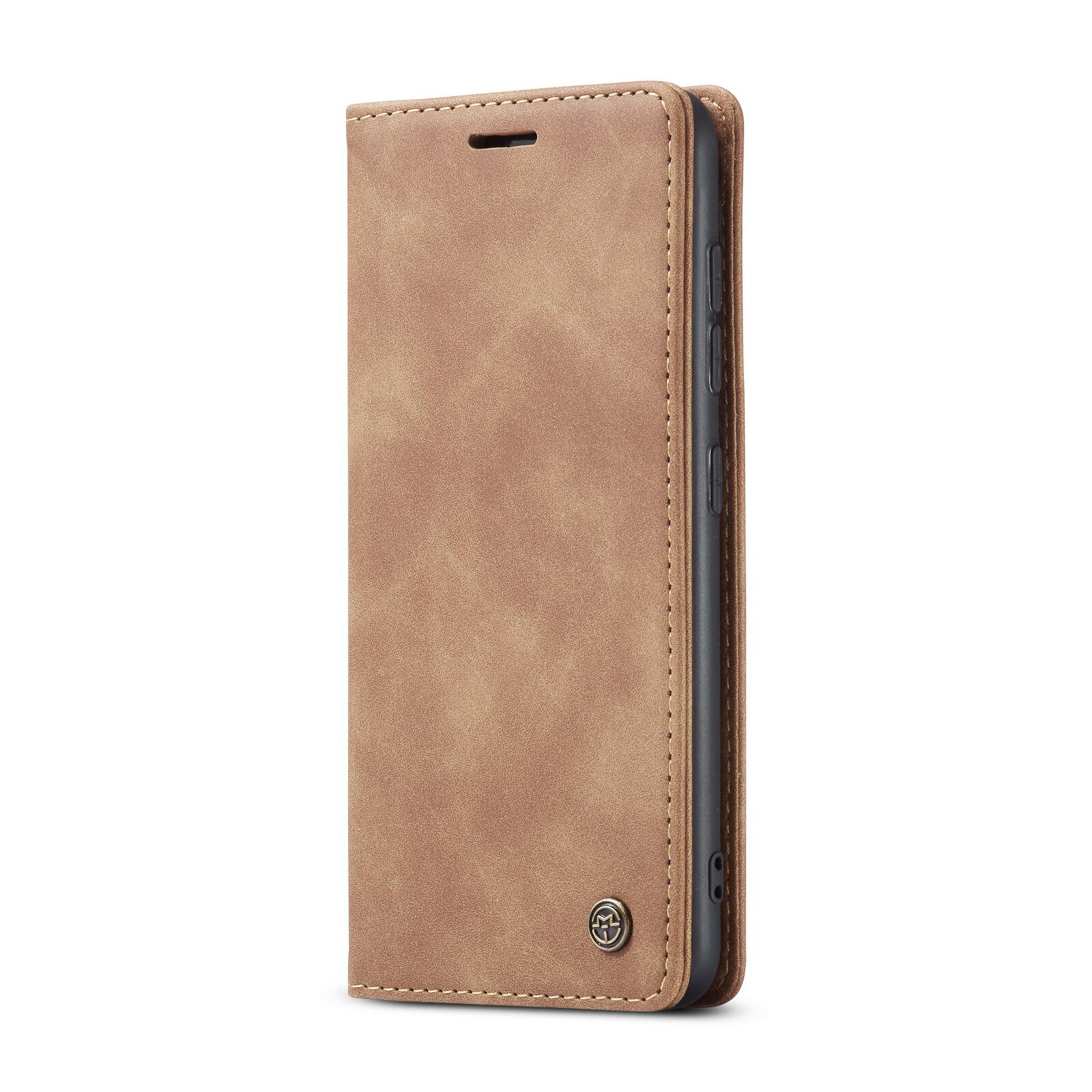 Caseme original voor samsung galaxy  s20 fe lite luxe zakelijke leren hoes magnetische flip portemonnee telefoonhoes fundas coque: Galaxy  s20 lite / Bruin